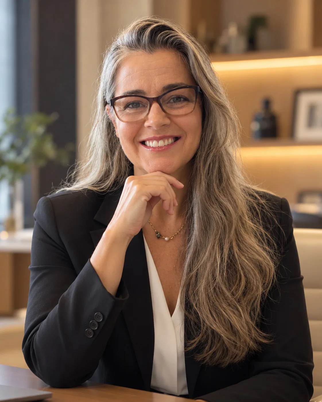 Angélica Jenevain, corretora de imóveis